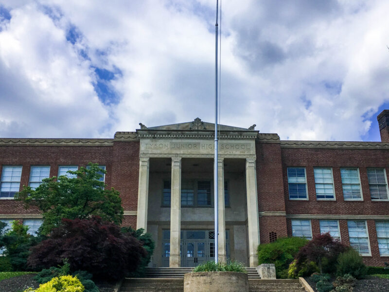 FOR LEASE: Gorgeous 2,681 sf Office Available in Beautifully Restored Historic Former Tyson Junior High School